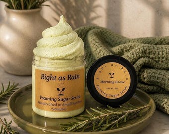 Exfoliante corporal espumoso de azúcar Morning Grove de 227 g (8 oz)