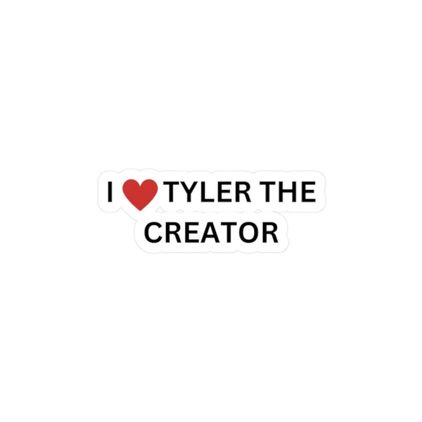 I heart Tyler the creator sticker