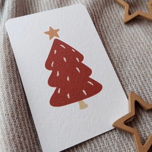 Minikaart Kerstboom- cadeau - Kerst - feestdagen - post