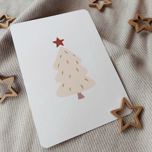 Kerstkaart Kerstboom - Kerst - nieuwjaar - post - feestdagen