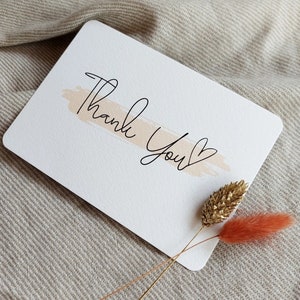 Ansichtkaart Thank you - bedankje - cadeau - post