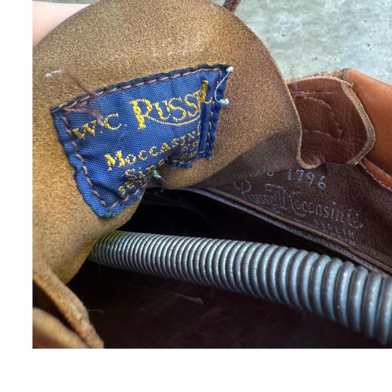 Vintage 90s Russell Moccasin Leather Chukka Boots Wor… - Gem