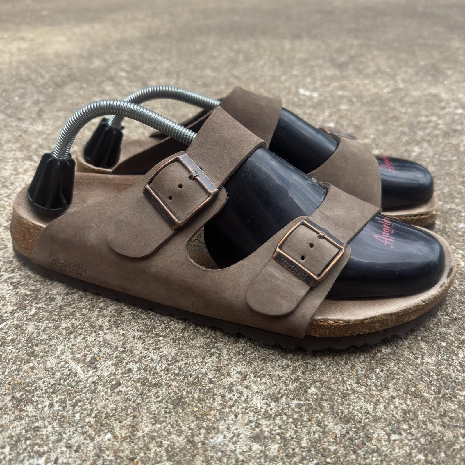 Birkenstock, Vintage 90s Tatami Birkenstock Sandals Gorpcore Workwear Brown Mens Size 10