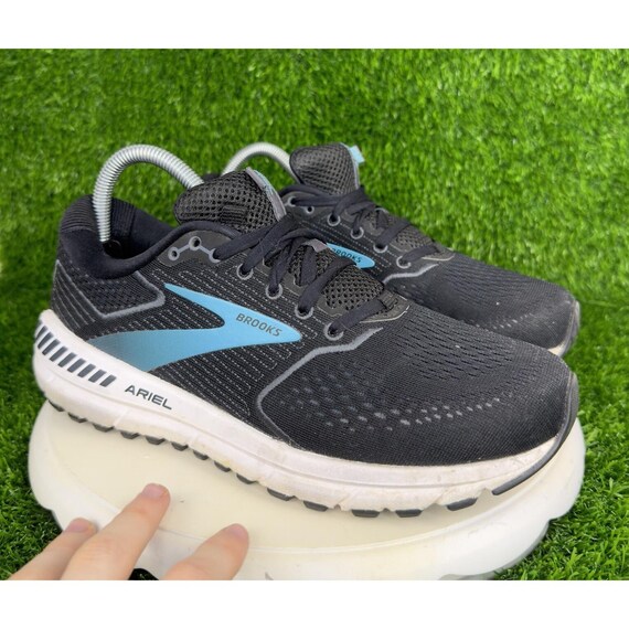 Brooks Ariel 20 Womens Size 9B US Black Blue Running Shoes Sneakers 1203151B064