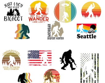 Bigfoot SVG Bundle | Sasquatch Designs (Digital Download)