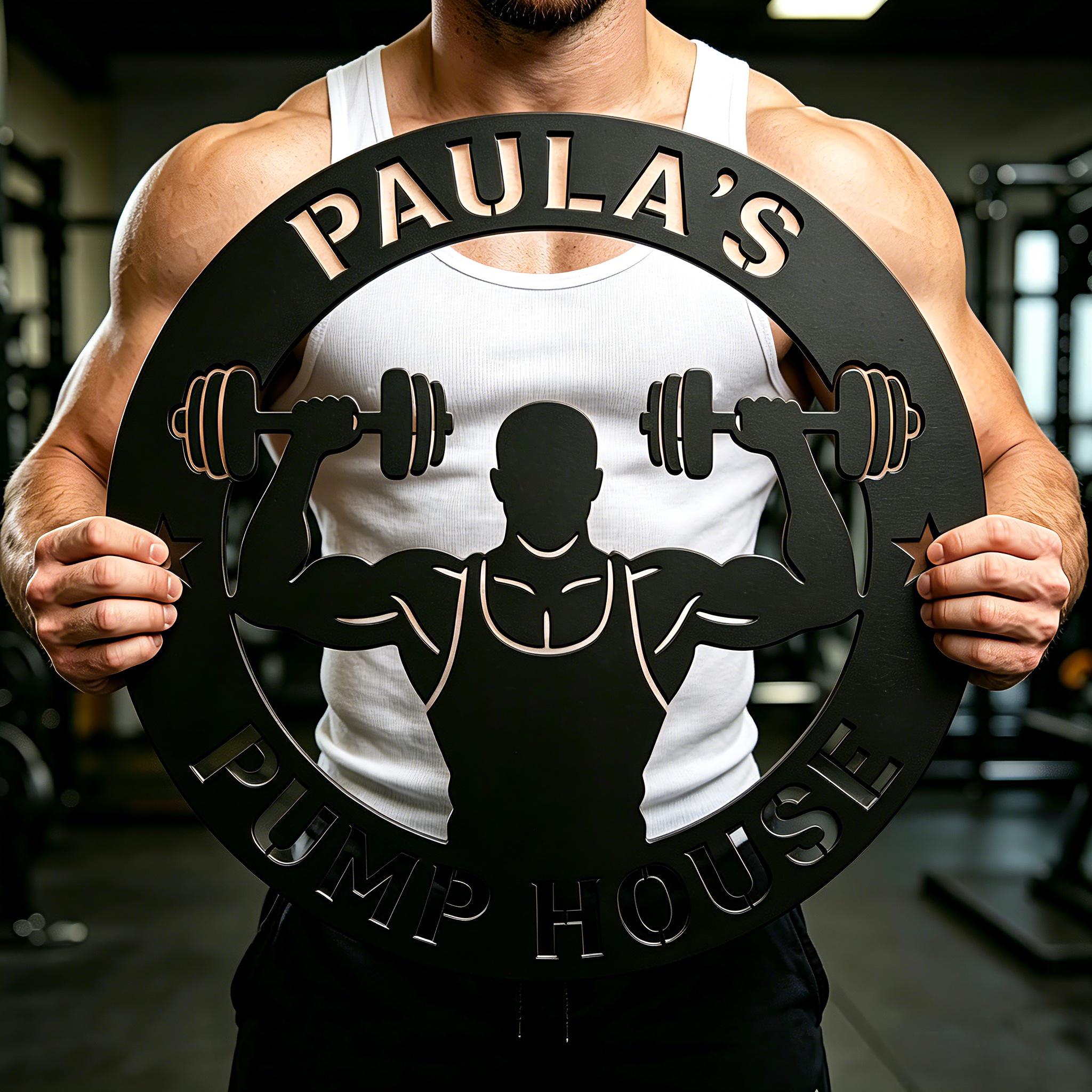 Gym Sign, Personalized Home Gym Sign, Custom Cross Fit Sign ...