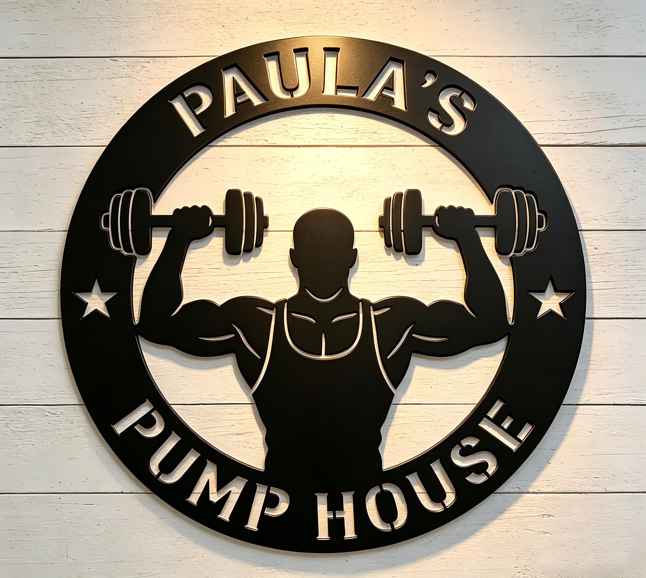 Gym Sign, Personalized Home Gym Sign, Custom Cross Fit Sign ...