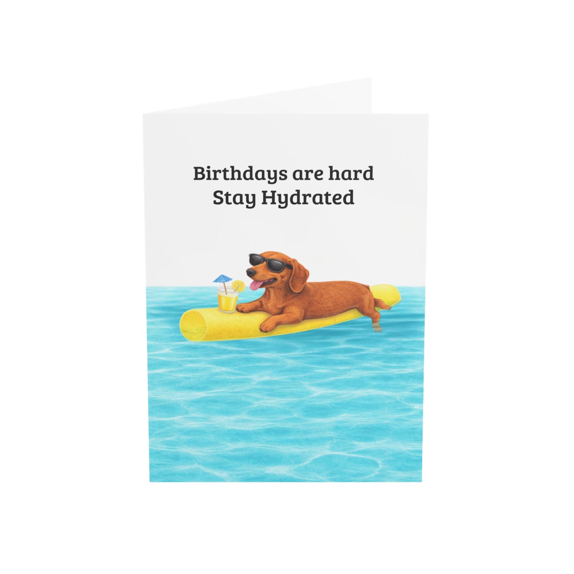 Dachshund Birthday Card – Funny Wiener Dog Card – Doxie Birthdays Are ...