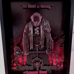 Darkest dungeon, Fanatic 3D shadowbox art