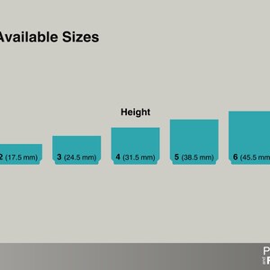 Show available Height sizes