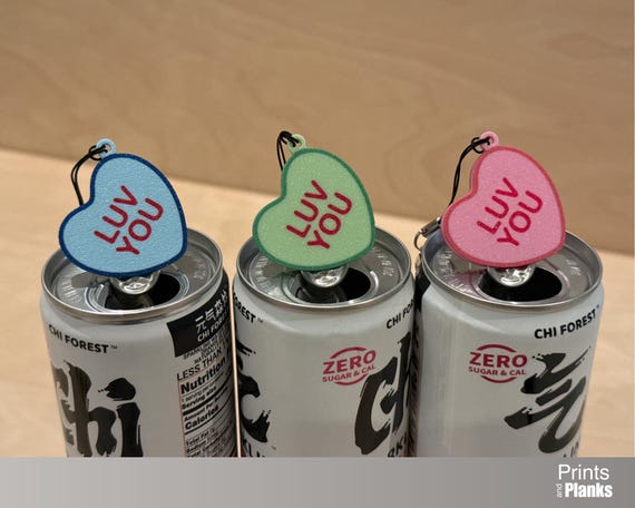 Conversation Heart | Soda Can Opener W/ Keychain Strap - Etsy