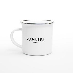 Van Life Straya Emaille Camping Outdoors Abenteuer Becher