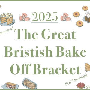 Great British Bake Off Bracket Kit