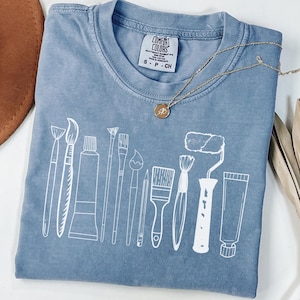 Camiseta Comfort Colors para profesor de arte, Camiseta para profesor de arte, Camisetas para profesor de arte, Regalo para profesor de arte, Camiseta para profesor de arte, Regalo para amante del arte, Regalos para profesores de arte