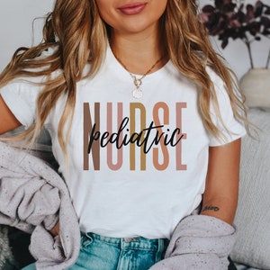 Pediatric Nurse Shirt For Women, Pediatric Nurse Shirt, Nursing T-Shirt For Nurse, Gift For Pediatric Nurse,Nurse Shirt For Nurse,Nurse Gift