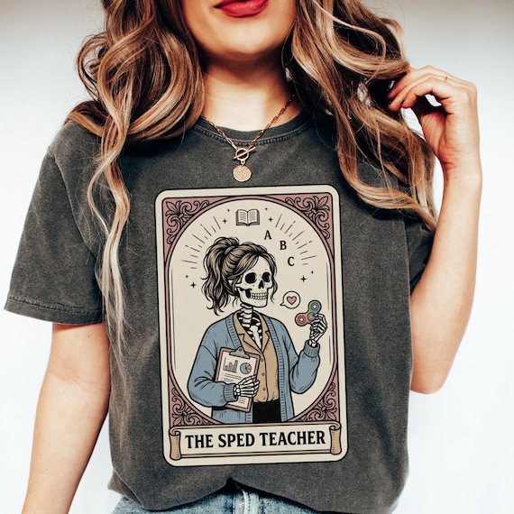 Tarot Card Sped Teacher Shirt, Sped Teacher Shirt,Skeleton Sped Teacher Shirt,Vintage Skeleton Sped Teacher Shirt,Vintage Sped Teacher Shirt