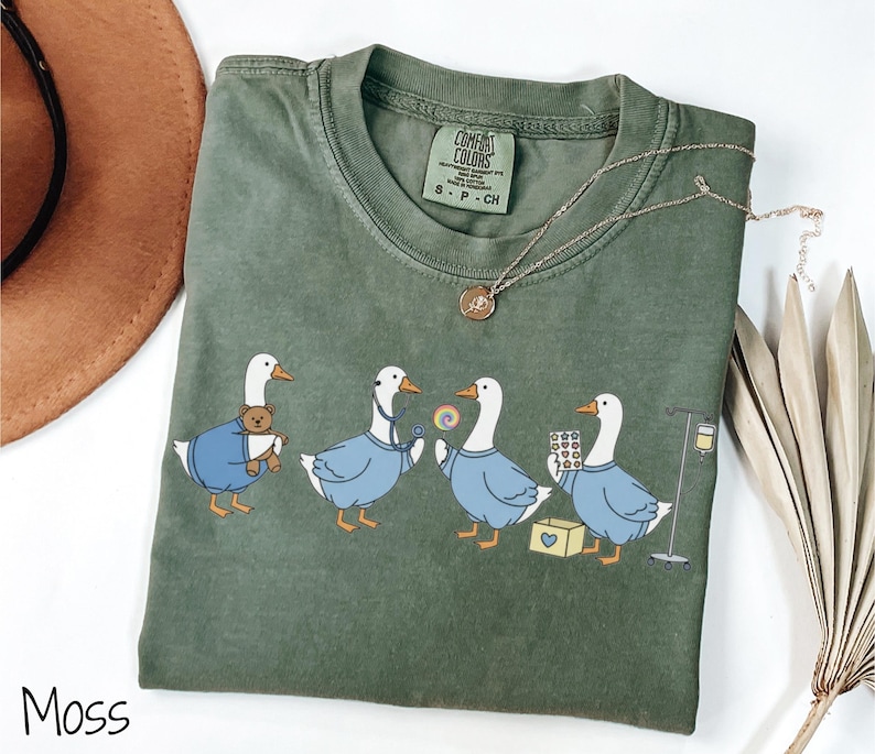 Pediatric Nurse Goose Shirt, Pediatric Nurse Shirt, Peds Nurse Shirt, Goose Peds Nurse Shirt, Funny Pediatric Nurse Shirt, Peds Nurse Gift image 3