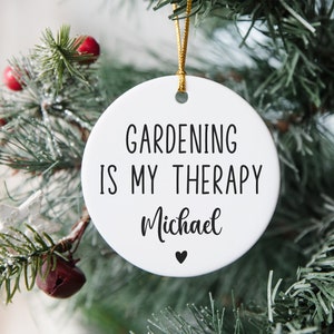 Personalized Gardening Ornament Gift For Gardener, Gardening Decor, Birthday Gift, Coworker Exchange Gift For Women, Gift For Men