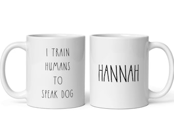 Personalized Dog Trainer Gift, Dog Trainer Mug, Funny Thank You Gift For Dog Training Services, Dog Coach Coffee Cup, Appreciation Gift