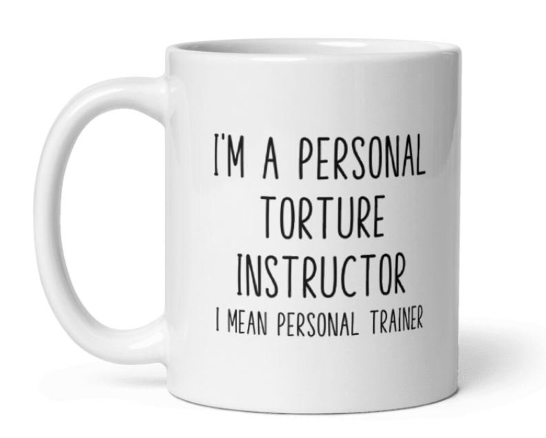Instructor Gift Personalized Personal Trainer Gifts, Funny Gym Trainer Mug, Gym Coach ...