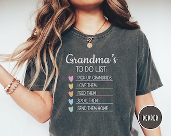 Camiseta de abuela para regalo de bisabuela, camiseta de definición de abuela, regalo de abuela para el Día de la Madre, camisetas divertidas.