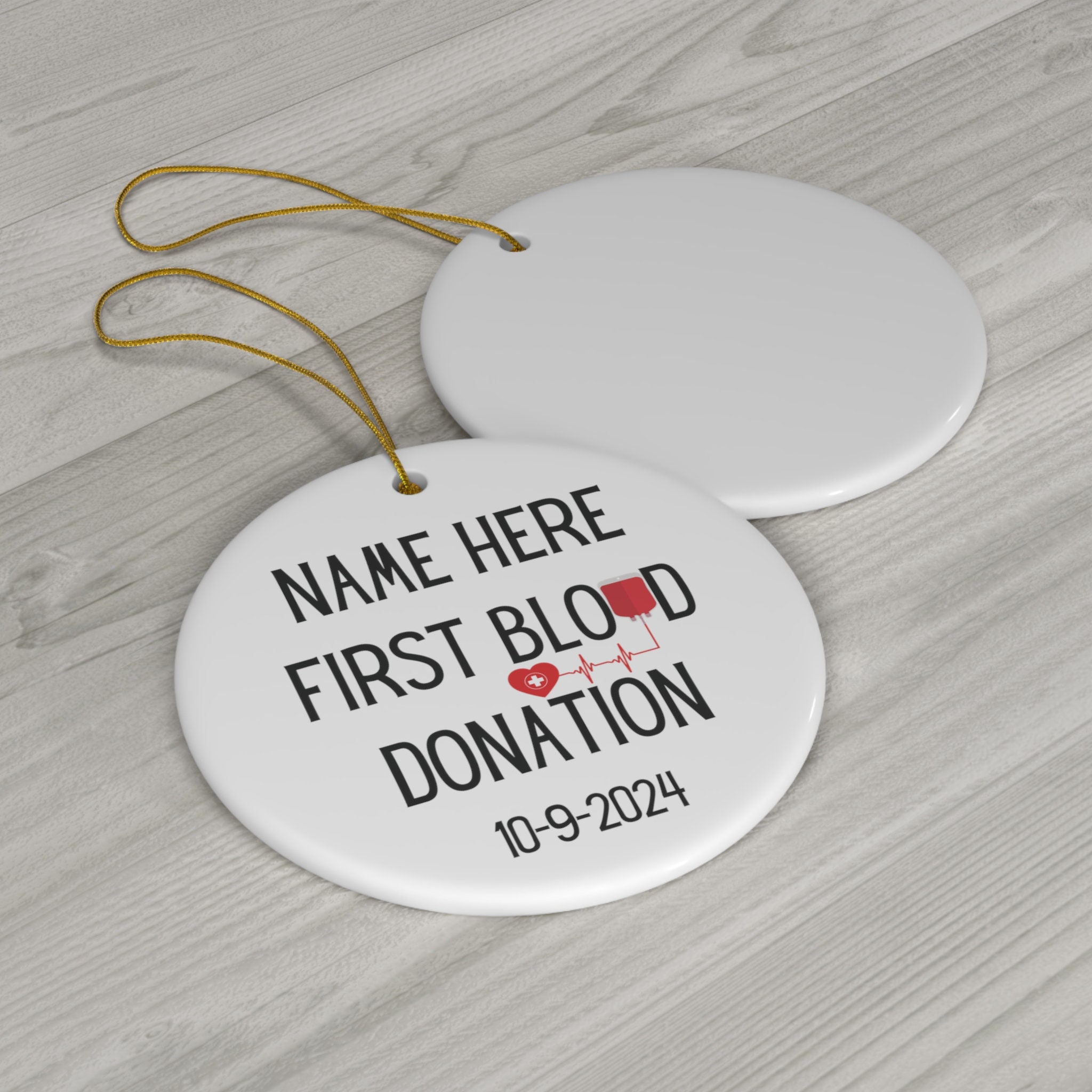 Personalized Blood Donor Gifts, Blood Donor Ornament, Blood Donation  Appreciation Gift, Thank You Gift for Blood Donors - Etsy