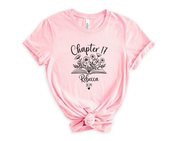 17 Birthday Shirt, Personalized Bday Reader Gift, 17 Years Old Booklover T- shirt for Girlfriend, 17th Birthday Tee, Reading Tshirt for Teens - Etsy