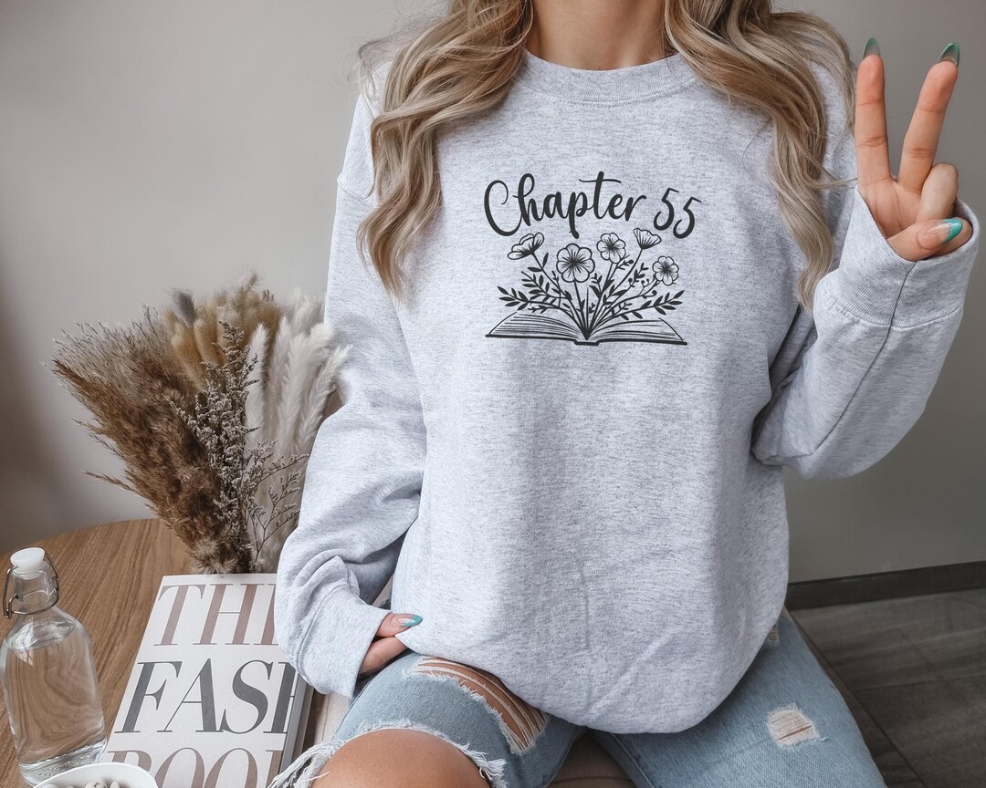55th Birthday Sweatshirt, 55 Birthday Gift, Chapter 55 Sweater for ...