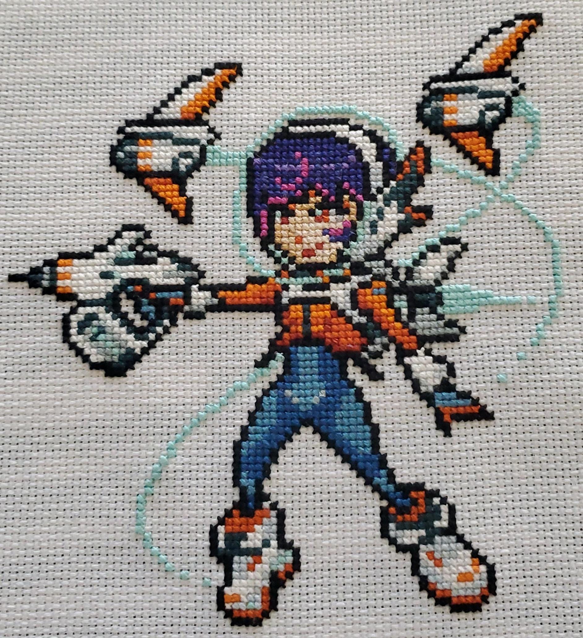 Overwatch Juno Cross Stitch Pixel Art FRAMED - Etsy Overwatch Juno Cross Stitch Pixel Art FRAMED - Etsy