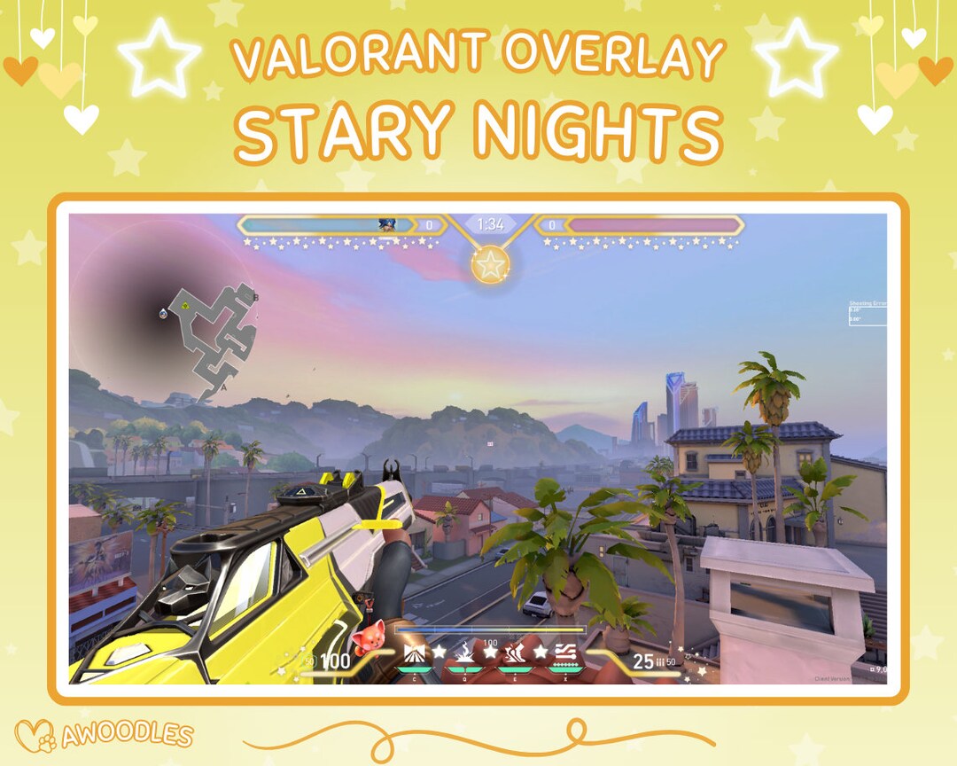 Stary Nights Yellow [valorant Overlay] - Etsy UK