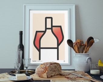 Wine Print, Printable Home Wall Art, Digital Art Print, Home Decor, Kitchen Decor, Poster Wall Decor, DIGITAL DOWNLOAD