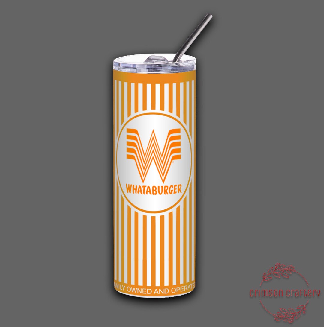 Whataburger Cup Inspired Stainless Steel 20 Oz. Tumbler Etsy