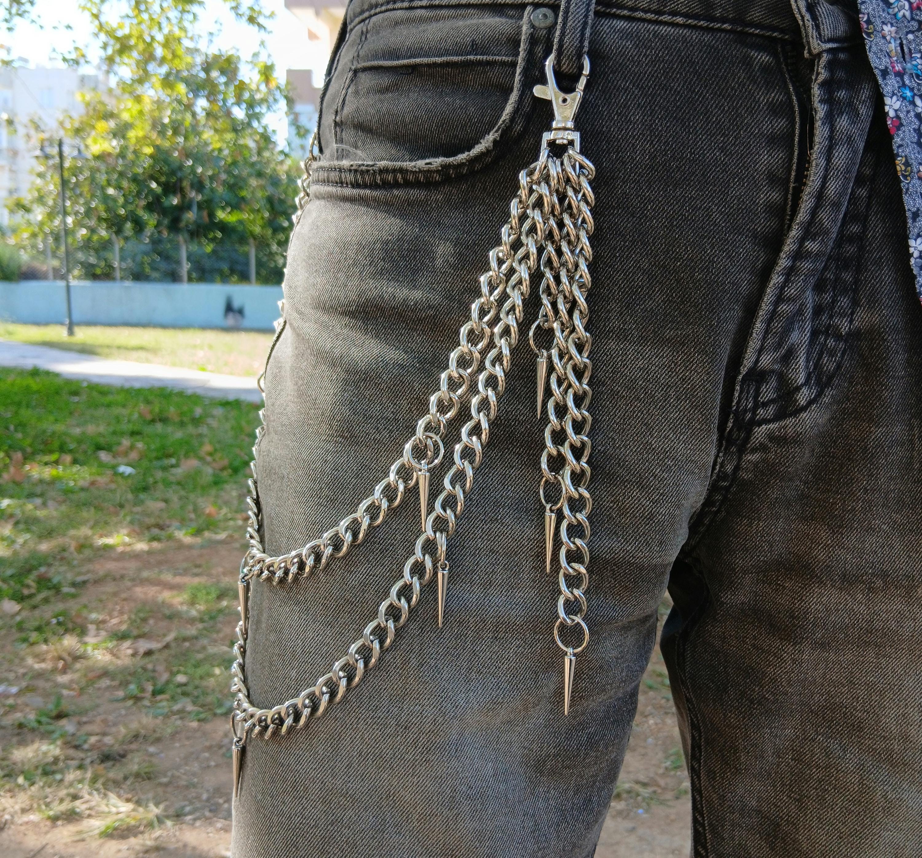 Spike Wallet Chain - Etsy