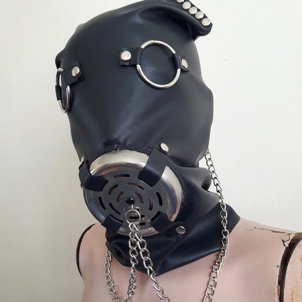 Punishment furniture Fetish mask - BDSM Mask - Punk Mask - leather Mask - Sex Face Mask !