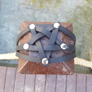 Pentagram Choker, Pentagram Collar, Witchy Jewelry, Witchy Gifts, Pentagram Necklace, Witch Choker, Gothic Choker, Punk Choker, Punk Collar