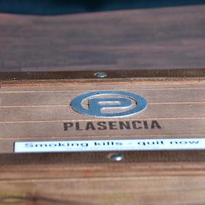 Plasencia empty cigar box