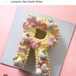 Letter Cake Templates, Digital Download, Letters A-Z - Etsy