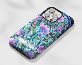 Personalized Birth Flower Phone Case With Name Custom birth month birth flower bouquet birth flower gift Birthday Gift Custom iphone case