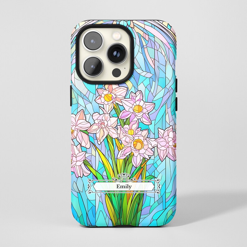 a set of four phone cases with flowers on them