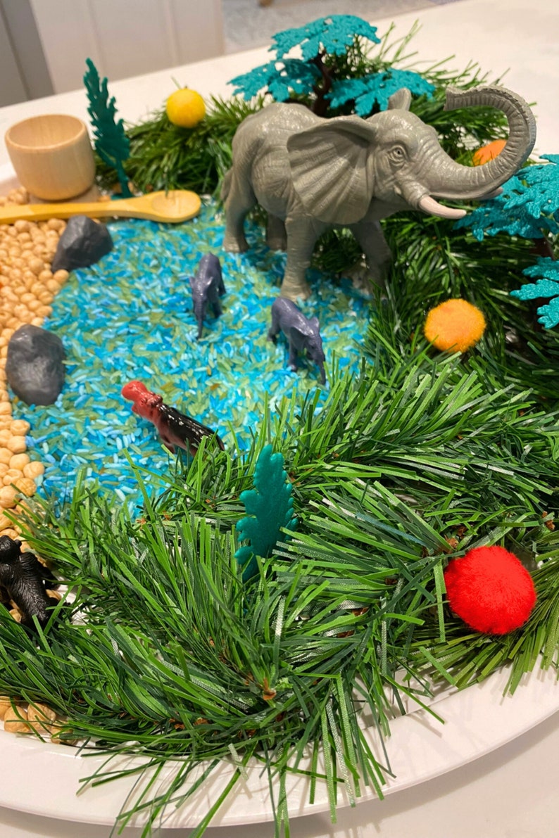 Jungle Sensory Play Kit Etsy