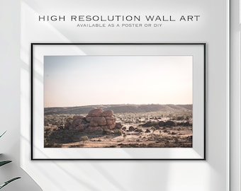 Digital Download Poster of The Devils Marbles Landscape | Outback Northern Territory | Desert Photography | Australian Outback Photography