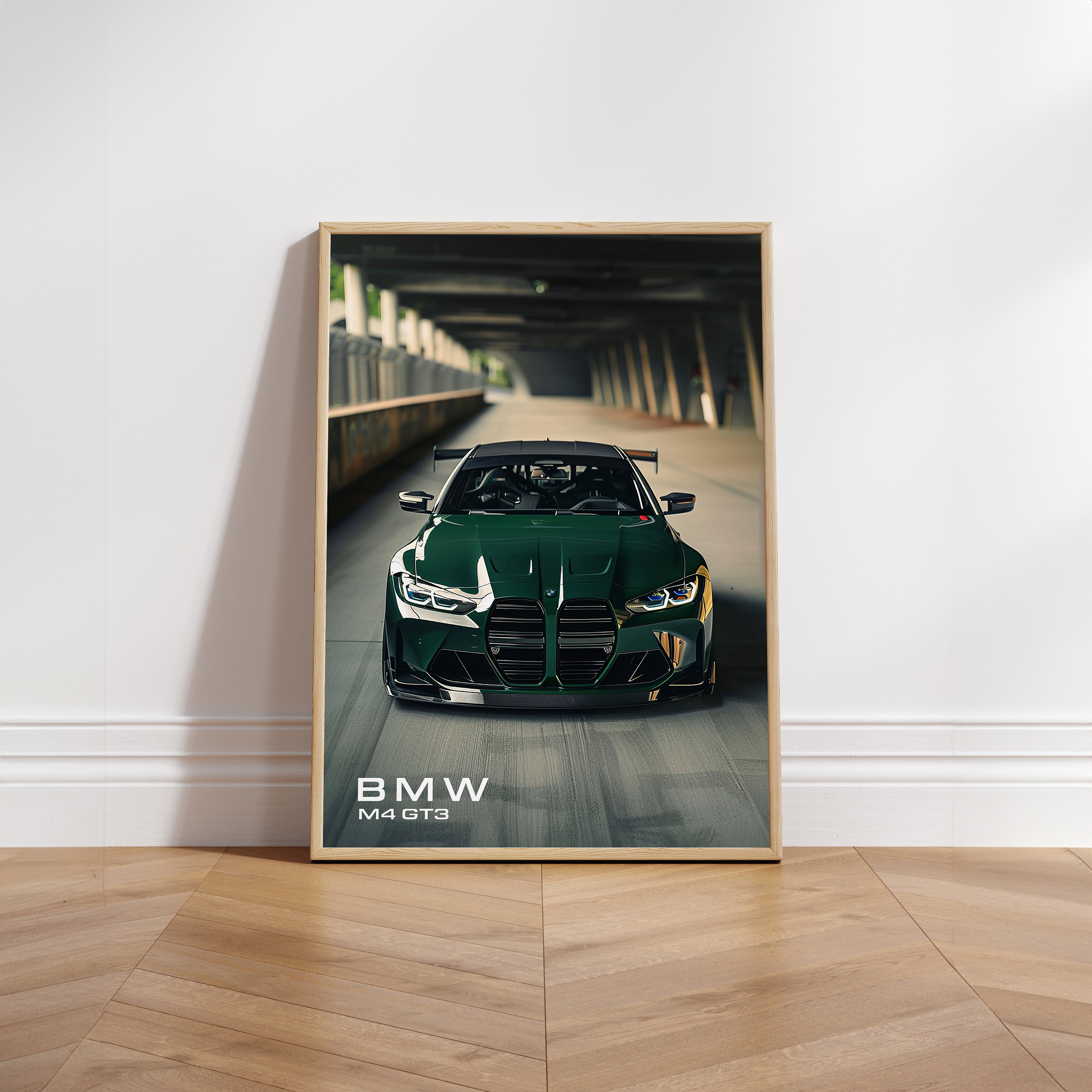 Green BMW M4 GT3 Poster Set - 3 Photo Digital Download for Car ...