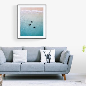 Digital Download Poster of Turtles on the Ningaloo Reef, Western Australia | Wildlife Photography | Sea Turtle Print, Turtle Swimming Print image 7