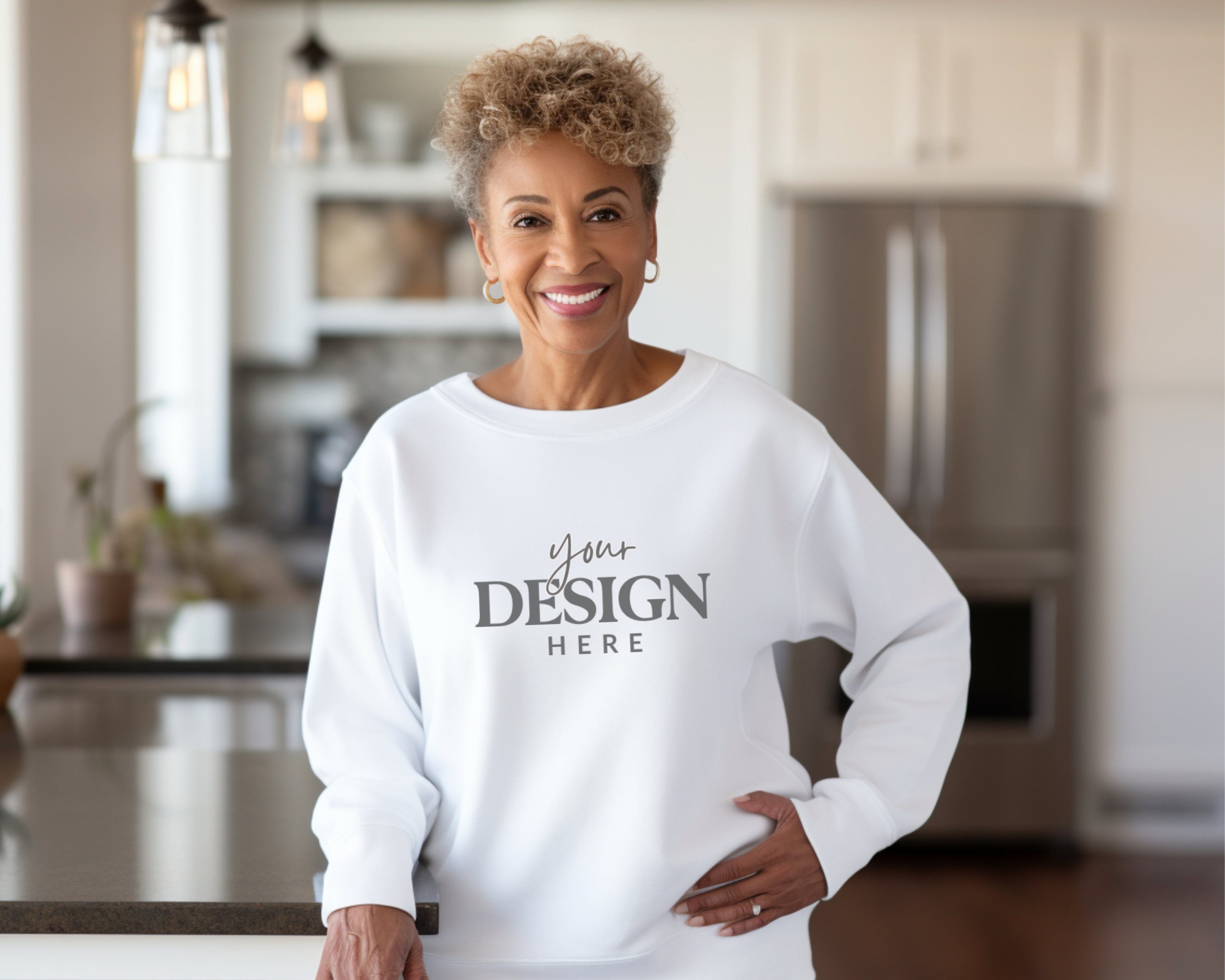 Old lady store embroidered sweatshirts