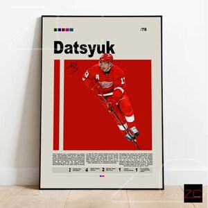 PAVEL DATSYUK  Detroit Red Wings Home 2002 CCM Vintage Hockey Jersey