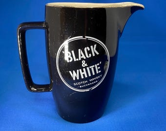 WADE Black & White Scotch Whisky Jug