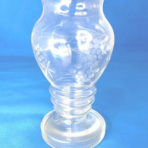 Vintage glass flower vase