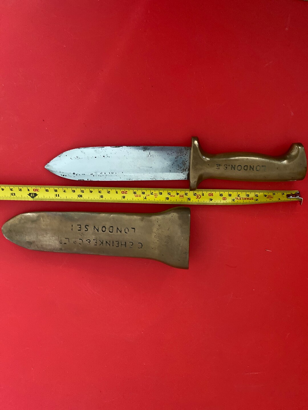 Antique Divers Knife Etsy