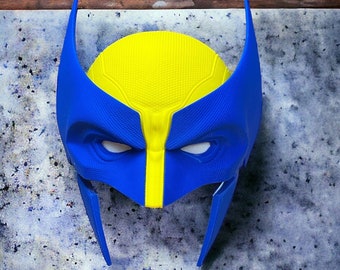 Wolverine Mask STL With Magnetic Connections - 3D Printed Cowl Wolverine Helmet - High Quality STL File