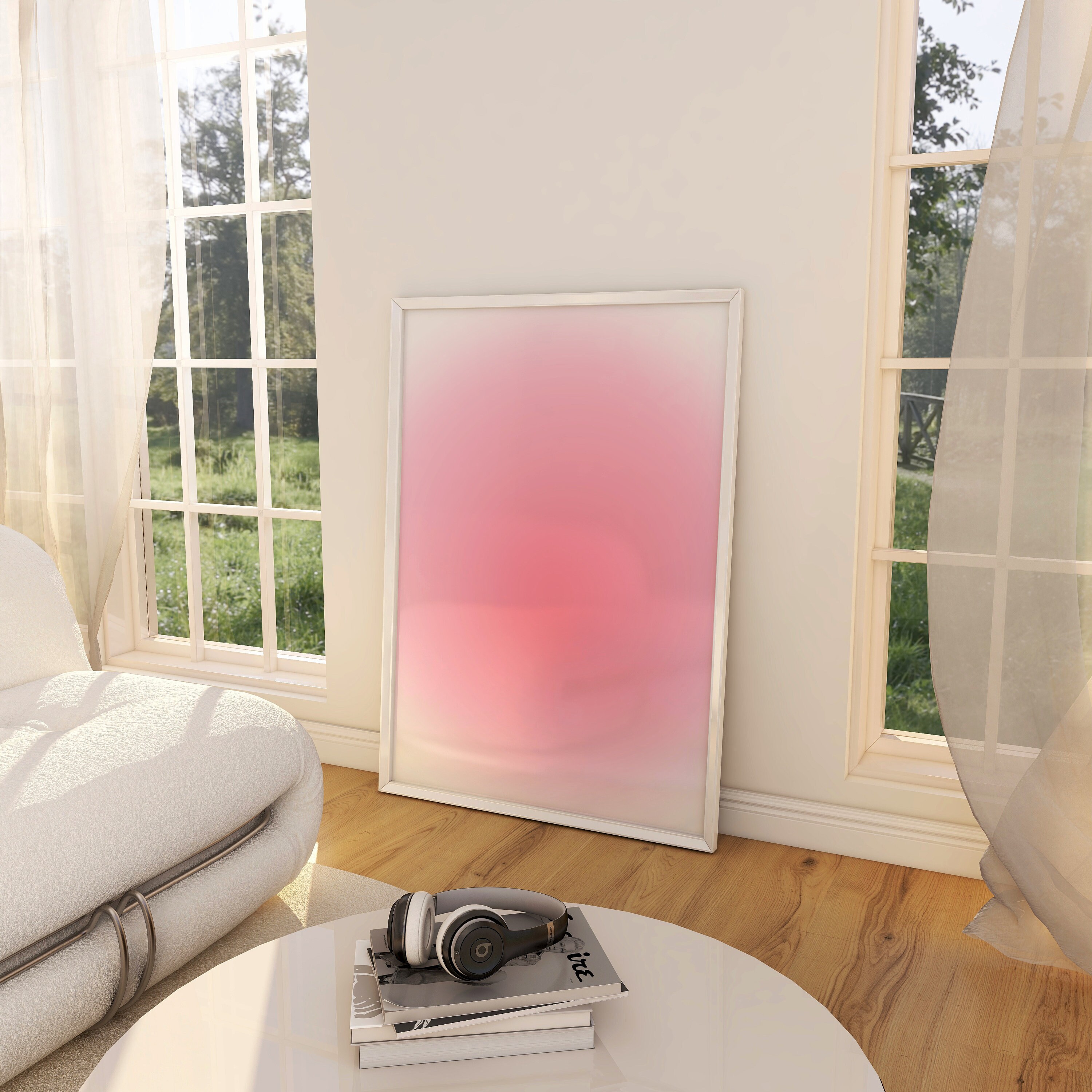 Aura Posters Set of 5, Spiritual Poster, Grainy Gradient, Gradient ...